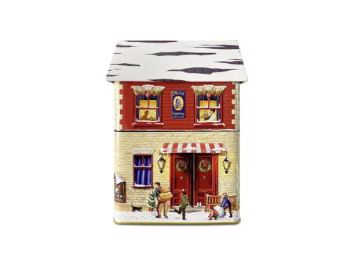 Plåtboks - Hus - 14 x 7,5 x 21 cm - www.frokenfraken.se
