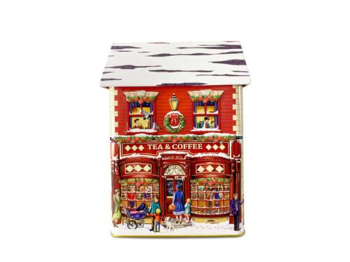 Plåtboks - Hus - 14 x 7,5 x 21 cm - www.frokenfraken.se