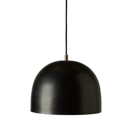 Taklampe - Kuppel - Svart - 32 x 24 cm - www.frokenfraken.se