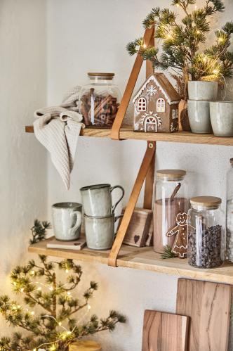 Lyslykt - Hus - Pepperkakehus - Liten - www.frokenfraken.se