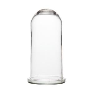 Glaskupp med fat M - Klar - Ø11 x 25 cm - www.frokenfraken.se