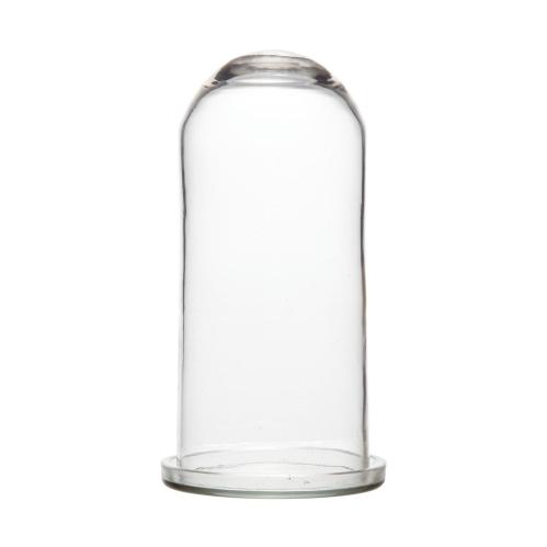 Glaskupp med fat M - Klar - Ø11 x 25 cm - www.frokenfraken.se