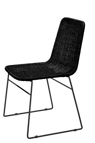 Stolar - Svart - 2 st - 53 x 48 x 84 cm - www.frokenfraken.se