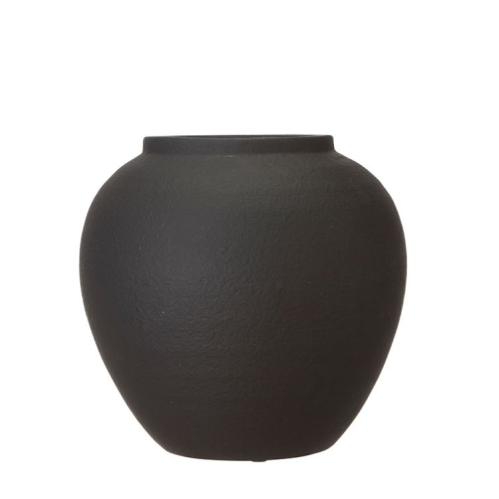 Krukke - Matt Svart - 25 x 25 cm - www.frokenfraken.se