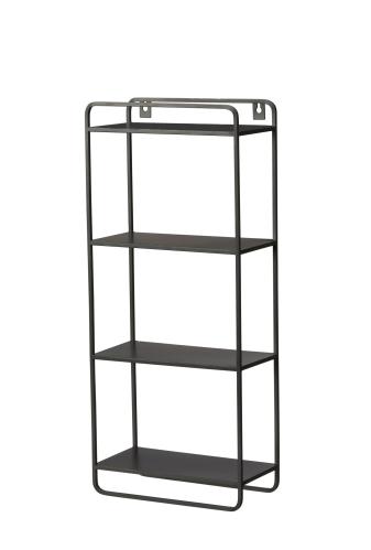 Vegghylle - Svart - 26 x 12 x 59 cm - www.frokenfraken.se