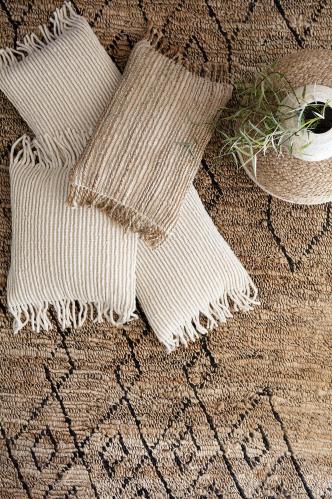 Putetrekk - Jute Beige - 60 x 40 cm - www.frokenfraken.se