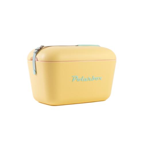 Polarbox Kjølebag - Retro - Gul - 20 Liter - www.frokenfraken.se