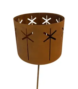 Marsjallholder på pinne - Rust - Ledekors - www.frokenfraken.se