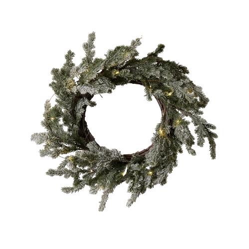 Krans med belysning - Ø50 cm - www.frokenfraken.se