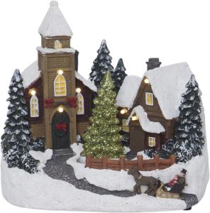 Dekorasjonsby - Churchville - 18 cm - www.frokenfraken.se