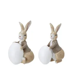 Kanin med egg - 1 stk - 23 cm - www.frokenfraken.se