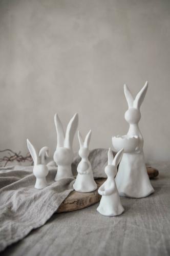 Påskepynt - Hare - 6 x 6 x 16 cm - www.frokenfraken.se