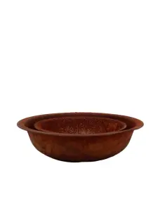 Skål - Rost - Ø22 x 7 cm - www.frokenfraken.se