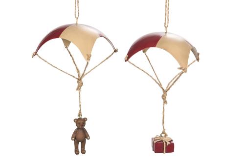 Hengende bamse og pakke - 2-pakning - www.frokenfraken.se