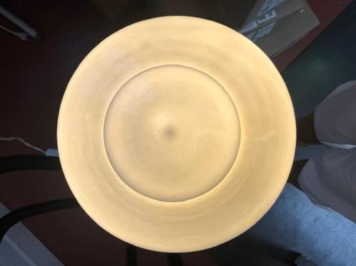 Bordslampe - Valter - Nikkel/Opal Hvit - Ø20 x 56 cm - www.frokenfraken.se