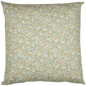 Kuddetrekk - Blomstret - Grønt - 60 cm - www.frokenfraken.se