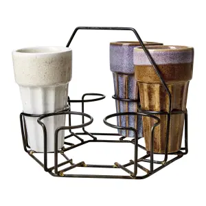 Koppstativ L - Costa - Metall Grå - Ø22 x 18 cm - www.frokenfraken.se