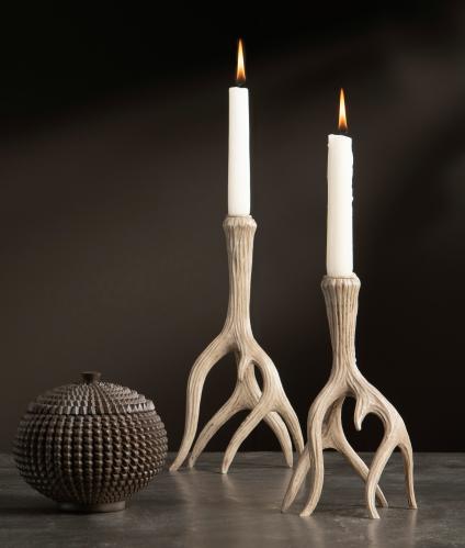 Lysestake - Renhorn - Natur - 29 cm - 1stk - www.frokenfraken.se
