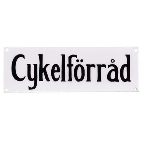 Skilt for sykkelbod - 15 x 5 cm - www.frokenfraken.se
