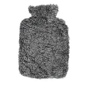 Varmeflaske - Fåreskinn - Grafitt - 37 x 27 cm - www.frokenfraken.se
