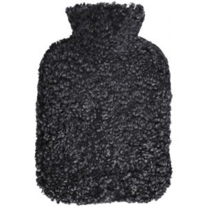 Varmeflaske - Saueskinn - Mørkegrå - 37 x 27 cm - www.frokenfraken.se