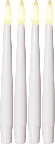 Batteridrevne lys - Antikklys - 4 stk - LED - 15,5 cm - www.frokenfraken.se