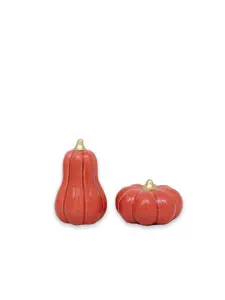 Gresskar - Rustoransje Fenja - 2-pakning - Ø6 x 9 cm, Ø7,5 x 5 cm - www.frokenfraken.se