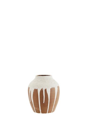 Vase - Terracotta - 17 x 20 cm - www.frokenfraken.se