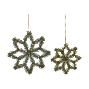 Stjerne – Gran – 2 størrelser – 35 cm, 25 cm - www.frokenfraken.se