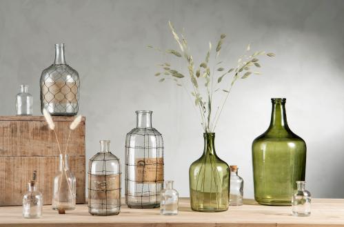 Glasflaske - Grønn - Damejeanne - 37 cm - www.frokenfraken.se