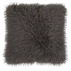 Putetrekk - CURLY - GRÅ - 48 X 48 CM - www.frokenfraken.se