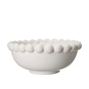 Bolll – Stor – Hvit – Ø23 x 26 x 10 cm - www.frokenfraken.se