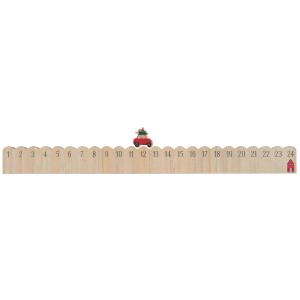 Julkalender 1-24 - Kör bil till rätt datum - 50 cm - www.frokenfraken.se