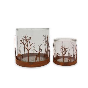 Lyslykt – Skogen – Liten – Ø10 x 10 cm - www.frokenfraken.se