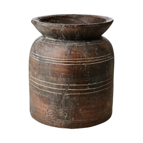 Krukke M - Brun - Ø12 x 28 cm - www.frokenfraken.se
