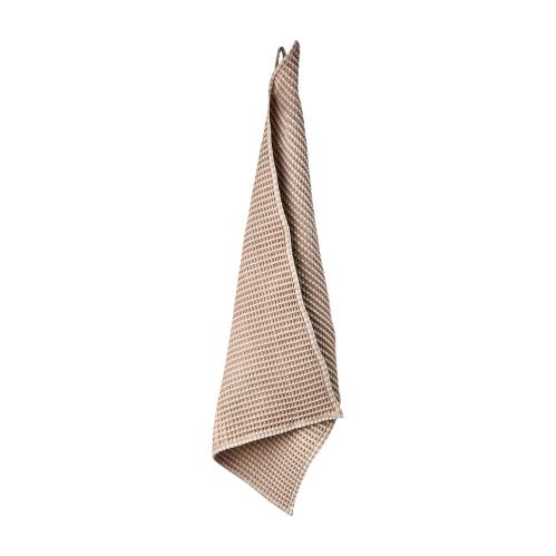 Kjøkkenhåndkle - Vaffel Mørk Beige - 70 x 50 cm - www.frokenfraken.se
