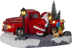 Tomte med pickup - 12 cm - www.frokenfraken.se