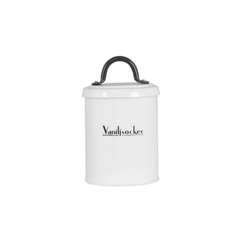 Plåtburk Ralf Vaniljsocker - 8,5 x 6 x 14 cm - www.frokenfraken.se