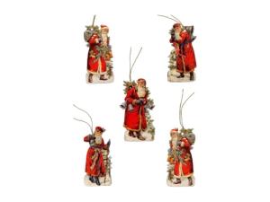 Juleetiketter – Nisse – 5 stk – 9 x 5 cm - www.frokenfraken.se