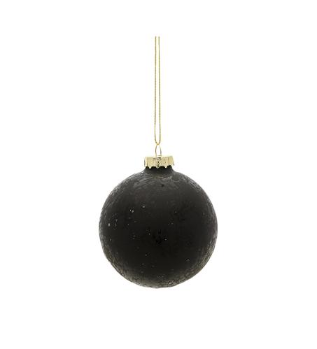 Julgranskuler - Svart - 6 stk - 8 cm - www.frokenfraken.se