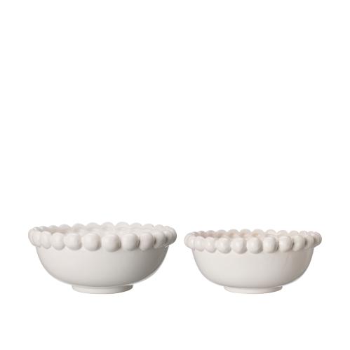Bolll – Stor – Hvit – Ø23 x 26 x 10 cm - www.frokenfraken.se