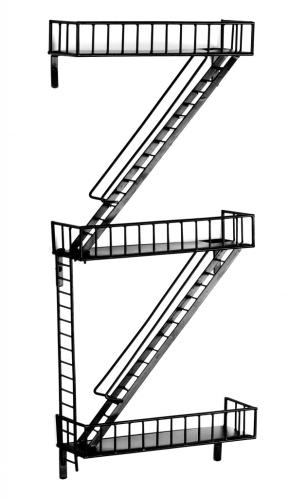 Vägghylla - Fire Escape-hylle - Brandtrappa New York - ORIGINALT - www.frokenfraken.se