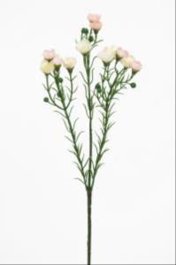 Voksblomst - Lysrosa/Hvit - 40 cm - www.frokenfraken.se