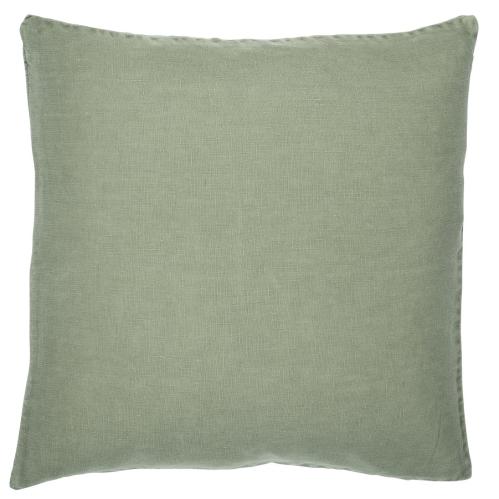 Putetrekk - Lin - Oliven - 50 x 50 cm - www.frokenfraken.se