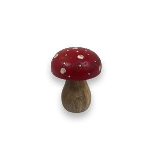Fluesopp – Tre – Rød – 7,5 x 6 cm - www.frokenfraken.se