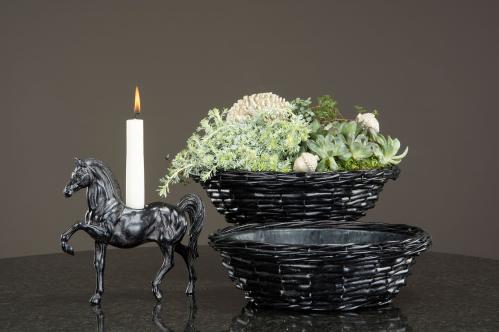 Lysstake - Hest - Svartbrun - 19 cm - www.frokenfraken.se