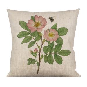 Kuddfodral - Nyponros/Humla - 47 cm - www.frokenfraken.se