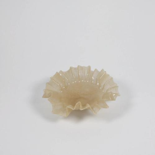 Fat/Skål - Loa - Beige - Glass - Ø25 cm - www.frokenfraken.se