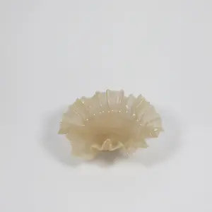 Fat/Skål - Loa - Beige - Glass - Ø25 cm - www.frokenfraken.se