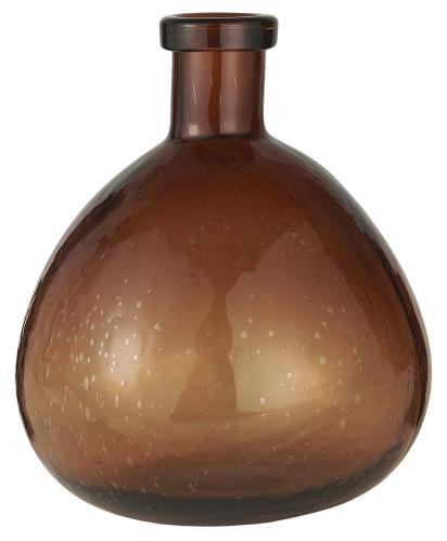 Vase - Glass - Brun - Ø24 x 26 cm - www.frokenfraken.se